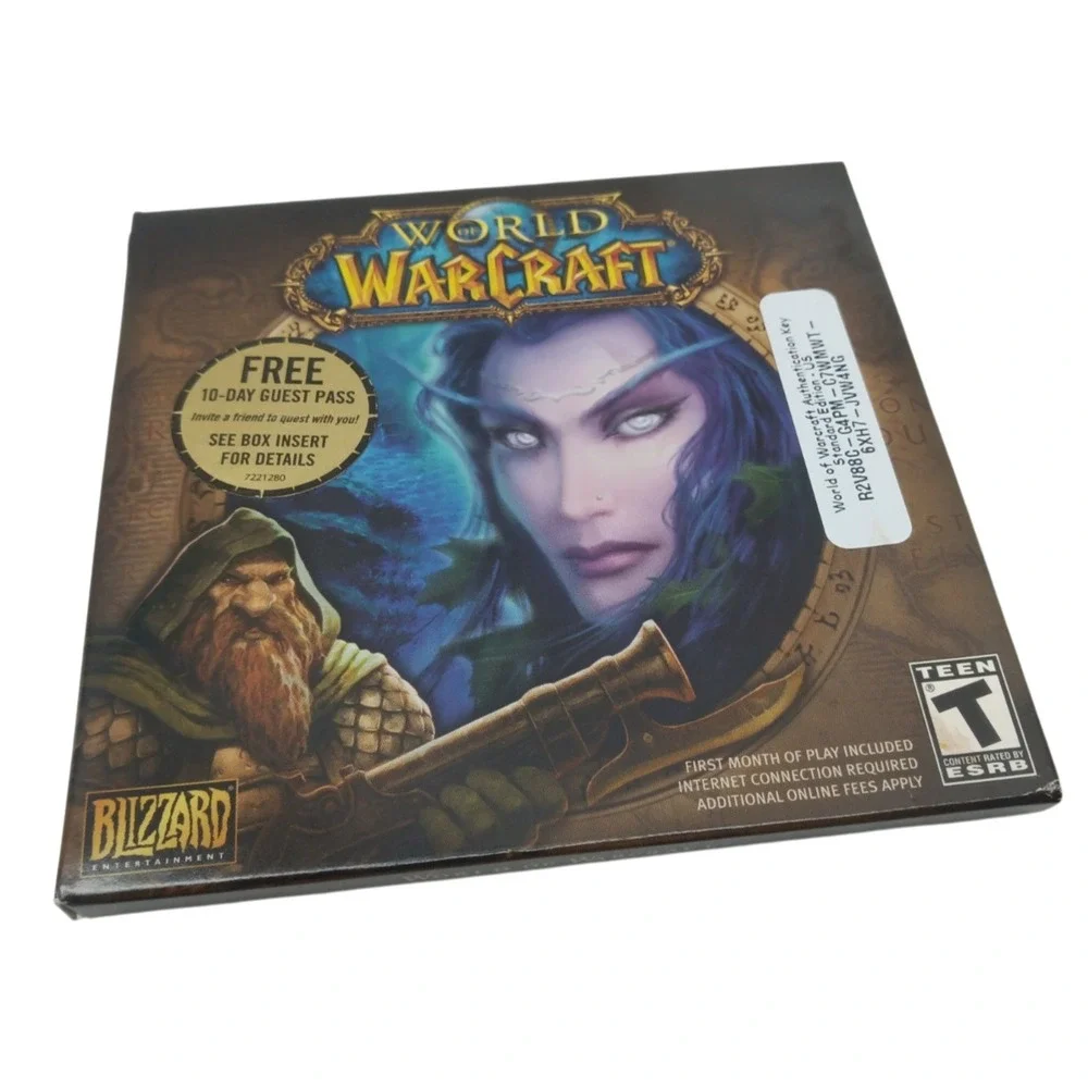 VTG WORLD OF WARCRAFT Original Big Box PC Windows Game Blizzard; New Open‎ Box